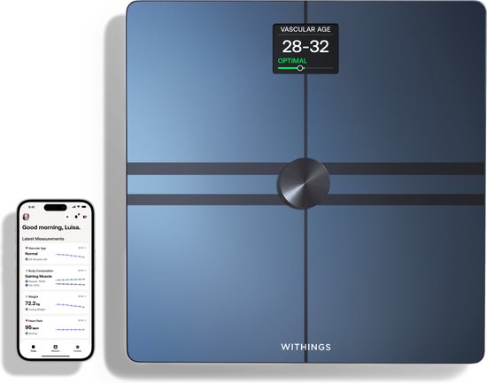 Withings Body Comp - Black - Balance intelligente - Analyse du corps entier