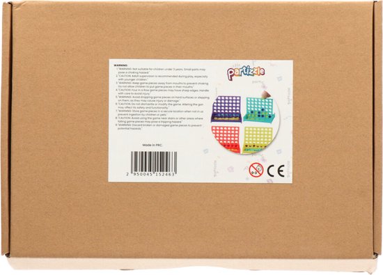 Partizzle 24x Mini jeux de quatre - Jeu de société/jeu de voyage/casse-tête - Cadeaux pour la famille - Petits jeux de Grabbelton - Cadeaux pour les enfants et les adultes