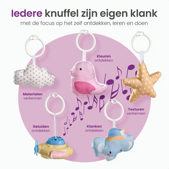 Gofun Babygym - Tapis de jeu pour bébé - Tapis de jeu musical - Cadeau de maternité - Tapis d'activités - Jouets pour bébé - Interactif - Educatif - 105 x 52 cm - Rose
