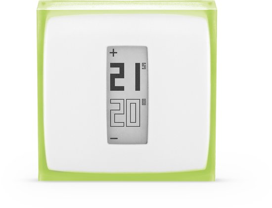 Netatmo Smart Thermostat Modulant - Thermostat intelligent pour le chauffage central - Fonctionne avec Google Home, Alexa & Apple Homekit - Sans fil - Blanc
