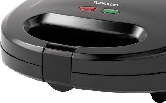 Tomado TGM2000B - Multigrill 3 en 1 - Avec plaques à sandwich et à gaufres - 750 watts - Noir