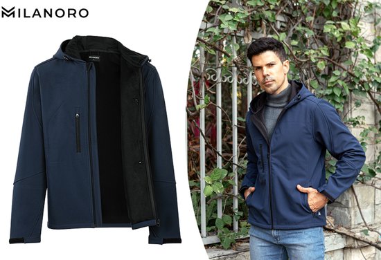 Milanoro - Vestes coupe-vent et imperméables - Veste sans capuche - bleu royal - XL