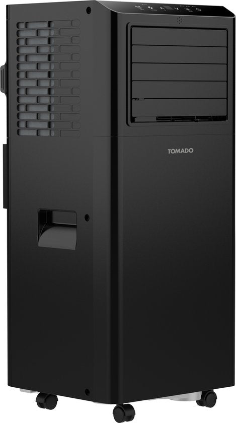 Tomado TMA9002B - Climatiseur mobile - Fonction 3 en 1 - Minuterie - Kit d'étanchéité de fenêtre - 9000 BTU - 80 m3 - Noir