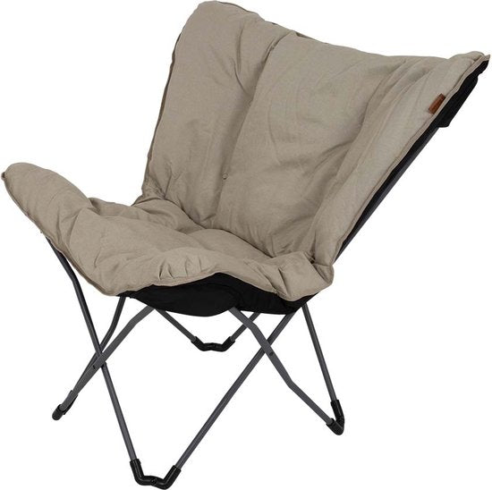 Bo-Camp - Urban Outdoor - Chaise papillon - Redbrigde - L - Polyester Oxford - Beige