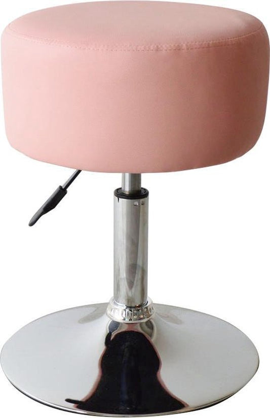 VDD Stool - Retro Vintage - Industrial - Dressing - Tabouret Chaise - Hauteur réglable jusqu'à 65 cm - Rose