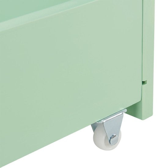 Lit enfant Marli - 90 x 200 cm - Mint - Tiroirs de lit inclus