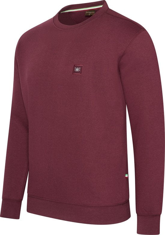 Cappuccino Italia - Pulls Hommes Pull Prato - Rouge - Taille XXL
