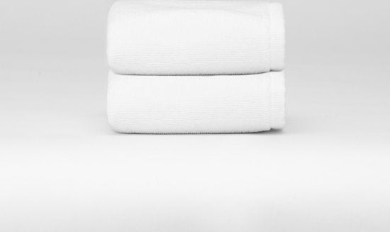 Sundays Cinderella Serviettes d'invités - Serviettes d'invités - Lot de 2 - 30x50cm - Blanc