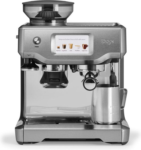 Sage la machine à piston Barista Touch™ Brushed en acier inoxydable