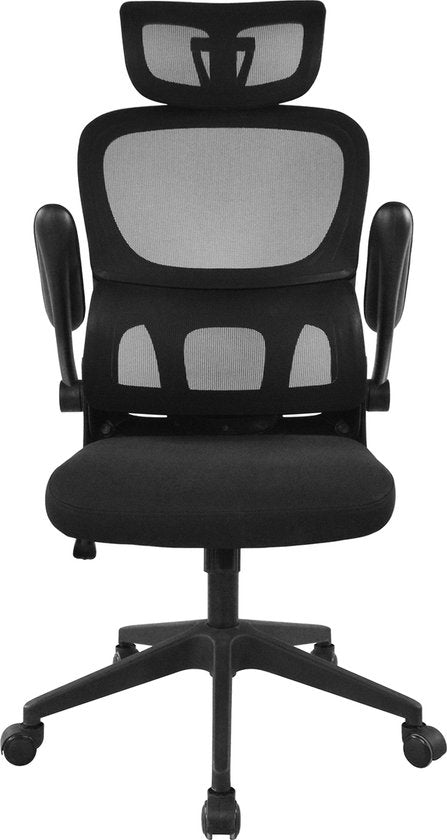 VVD - chaise de bureau - chaise de bureau - réglable en hauteur - ergonomique - noir