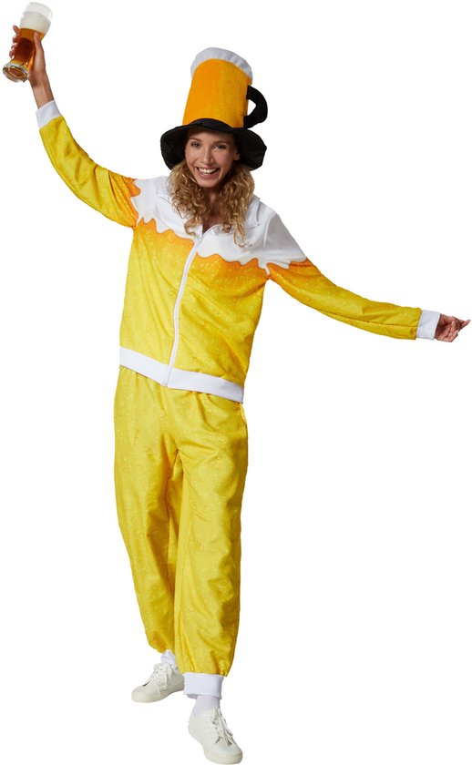Dressforfun costume femme jogging Beer - L - Costume carnaval - Halloween - Dress up - Party wear - Carnaval wear - Party wear
