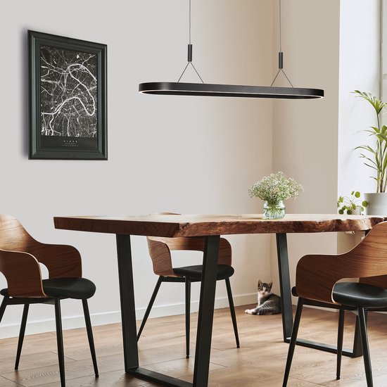 Steinhauer Exclusive - lampe suspendue - Mykty - noir - métal - lampe design - LED - 4205ZW