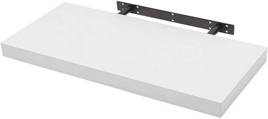 Étagère murale Woltu - 30 x 22,9 x 3,8 cm - Suspendue - MDF - Blanc