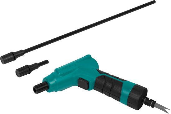 VONROC Accu pulvérisateur à pression 10 litres - Batterie 4V intégrée - 2 lances de pulvérisation, bandoulières et câble de chargement USB-C inclus.