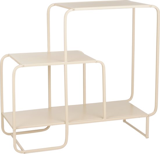 Armoire murale Mica Decorations - L70 x L30 x H76 cm - Métal - Marron clair