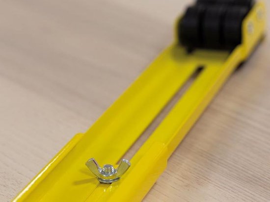Toolland Rouleaux de meubles extensibles, 2 pièces, extensibles de 44,5 cm à 70 cm, capacité de charge 250 kg