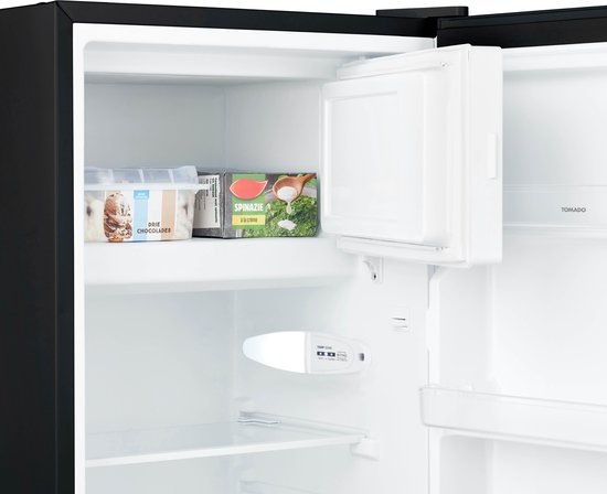 Tomado TRT4702B - Réfrigérateur de table - 80 litres - Avec compartiment congélateur - Etiquette énergétique D - Noir
