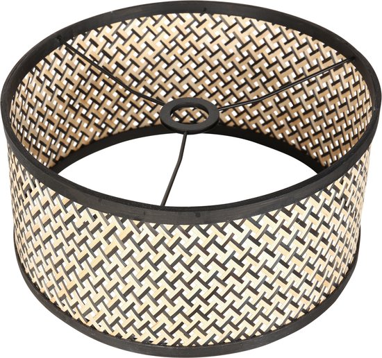 Abat-jour Steinhauer Abat-jour - noir - bois - 40 cm - raccord E27 - K1068BS