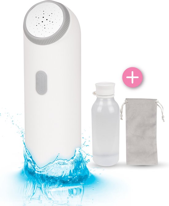 Nuvance - Douche vaginale électrique - Peri Bottle - 350ml - Utilisable sur n'importe quelle bouteille d'eau - Bidet portable - Rechargeable - Douchette Bidet