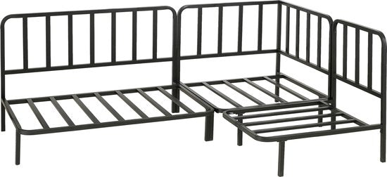 Mica Decorations Celo Lounge Chair - L62 x L83 x H78 cm - Métal - Noir