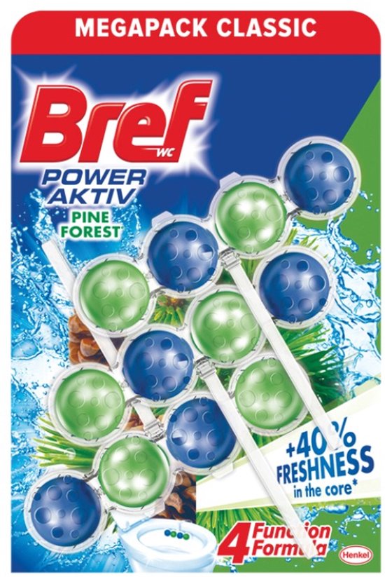 Bref Toilet Power Activ Pine Megapack (27 x 50g)