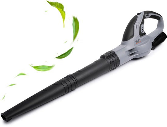 QLT Battery Leaf Blower with Charger - Outil de jardinage léger et puissant pour les feuilles, la poussière et l'herbe coupée - 12V