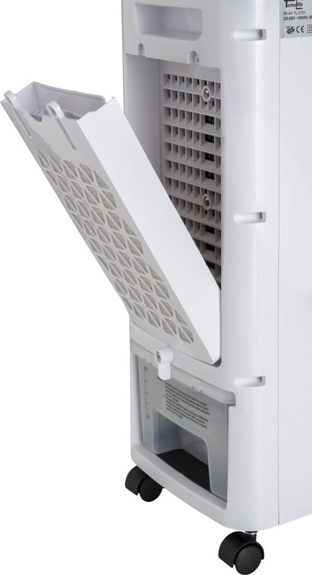 Technolife TL-2701 Refroidisseur d'air avec télécommande et minuterie - 3.5L - Blanc/Noir