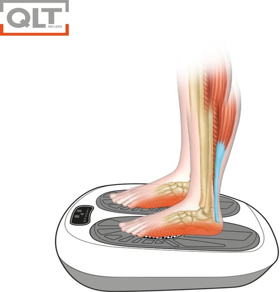 QLT VibroPulse Pro Appareil de massage des jambes et des pieds - 10 programmes - 20 vitesses