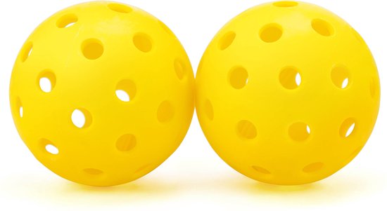 Set de Pickleball Baseline - Filet, 2 pagaies et 2 balles inclus - Battes en bois - Filet de 2,4 mètres