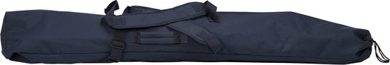 Campart Hamac avec support BE-0640 - Pliable et léger - Structure en acier - Capacité 150 kilos - avec sac de rangement - Bleu
