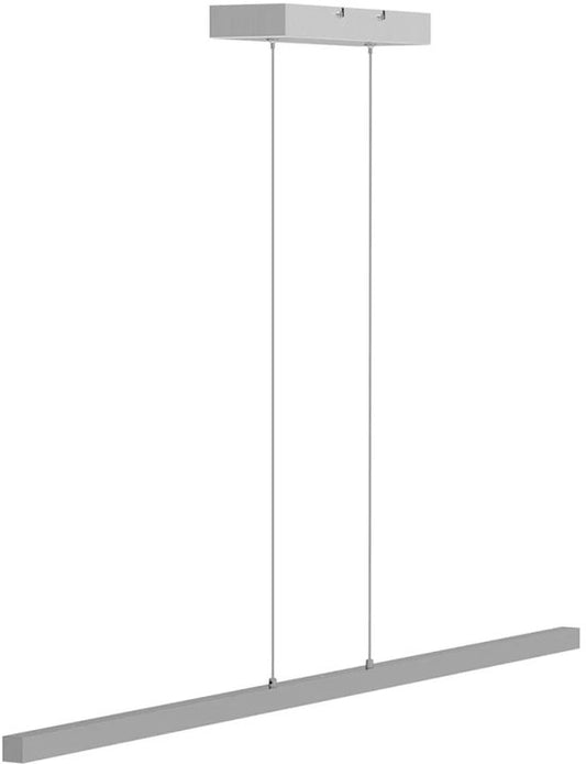 Lampe suspendue minimaliste en acier Danske 2745ST - 114 cm, extensible, hauteur réglable - Mexlite