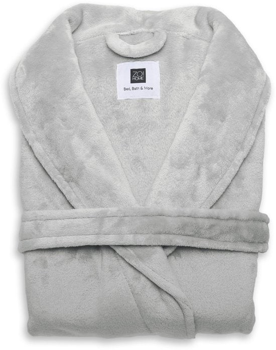 Zohome Peignoir Cara - Peignoir pour femmes et hommes - S - Manteau du matin - Convient pour le sauna - Rose