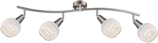 Série de spots Globo Elliot XL - Nickel mat - 4 lumières