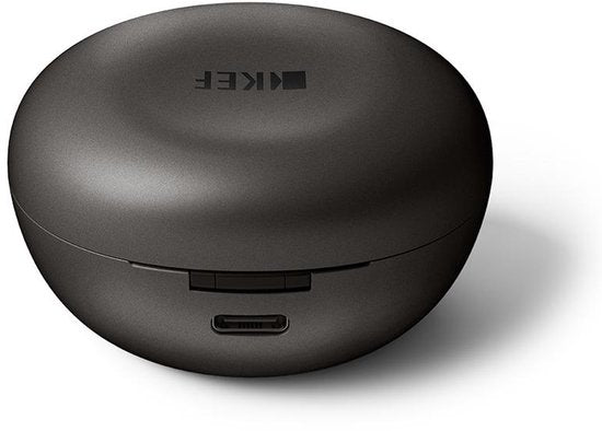 KEF - MU3 - Ecouteurs sans fil à annulation de bruit - Gris anthracite