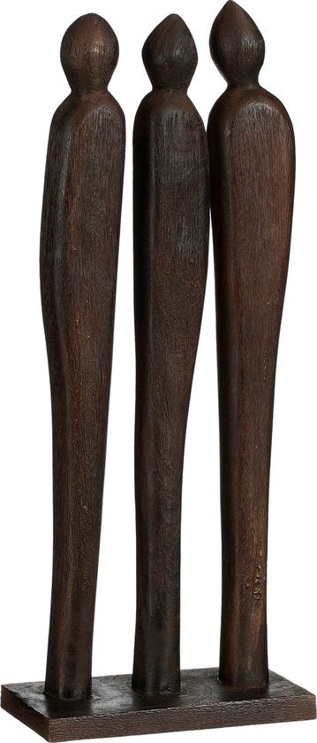 Mica Decorations Pegara Décoration d'intérieur - L7 x L18 x 46 cm - FSC 100% bois de manguier - Marron