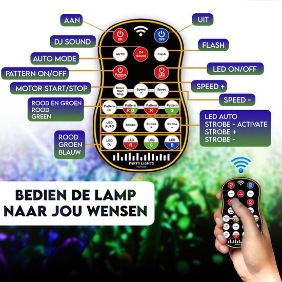 MSP Pulse FX 7 - lampe disco - boule disco - laser - boule disco - LED - DMX - party lighting