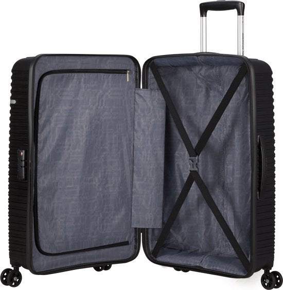 American Tourister Travel Suitcase - Liftoff Spinner L 79/29(4wheel) - Black - 3.5 kg