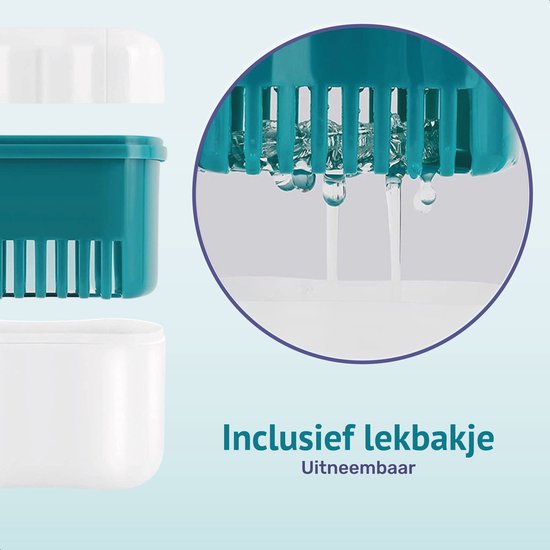 Plateau pour prothèses dentaires - Plateau pour brackets - Avec égouttoir - Pour - Appareils dentaires - Prothèses - Plateau pour brackets - Boîte pour brackets - Plateau