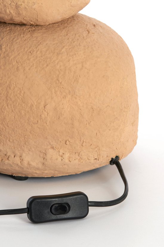 Light & Living Lampe à poser Marree - Papier Maché - 72cm - excl. abat-jour