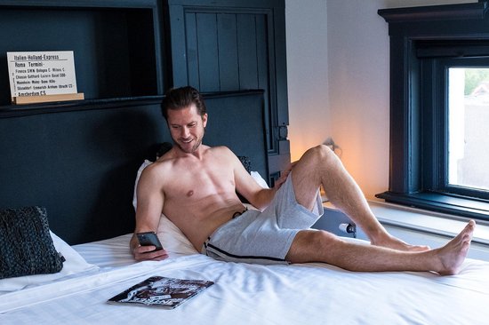 Comfort Essentials - Shorts pour hommes - 2 packs - Noir/Gris - M