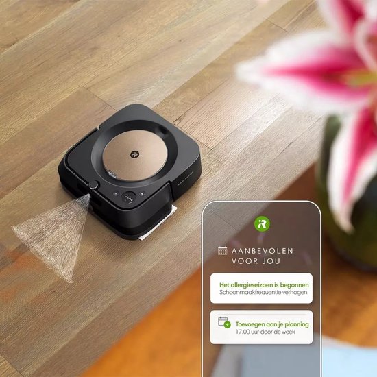iRobot Braava Jet M6 - Robot laveur - Noir - M6132 - Robot laveur - Avec application - Assistant vocal - Goole & Alexa - Smartmapping