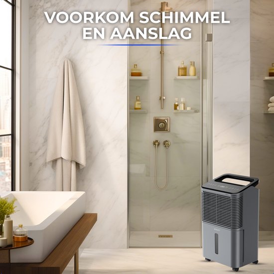 Déshumidificateur - KRAFT - 16L par jour - Mode séchage linge - Anthracite