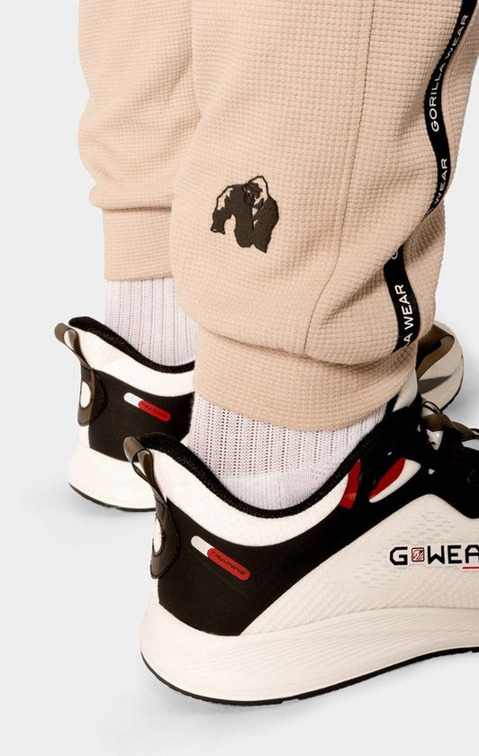 Gorilla Wear Harvey Pantalon d'entraînement - Beige - M