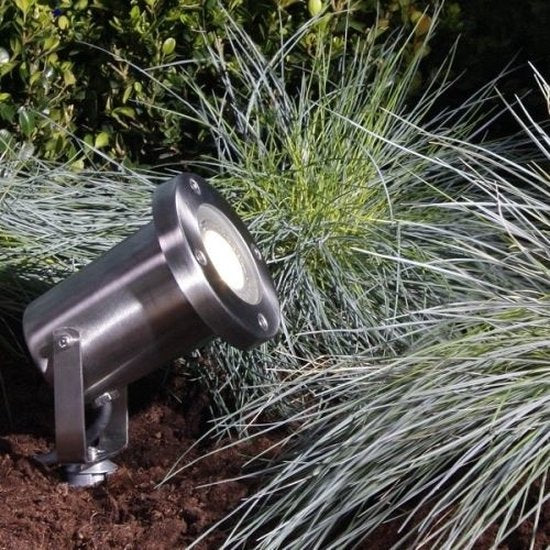 Lampes de jardin : Projecteur de jardin Protego - gris argenté