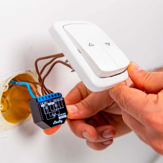 Shelly Shelly Plus 2PM Actionneur de mesure à commutation WiFi, Bluetooth