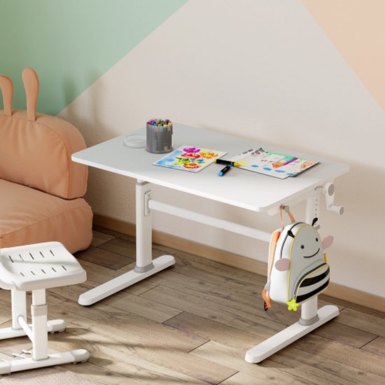 Bureau de dessin pour enfants - réglable en hauteur de manière ergonomique - table d'écolier