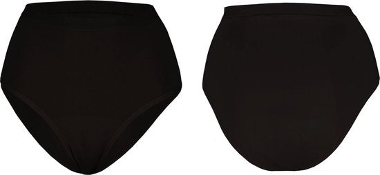 Bamboo Elements - S - Sous-vêtements menstruels - Slip taille haute - Noir - Sous-vêtements menstruels - Slip menstruel - Slip menstruel - Culotte menstruelle - Sous-vêtements slip femme