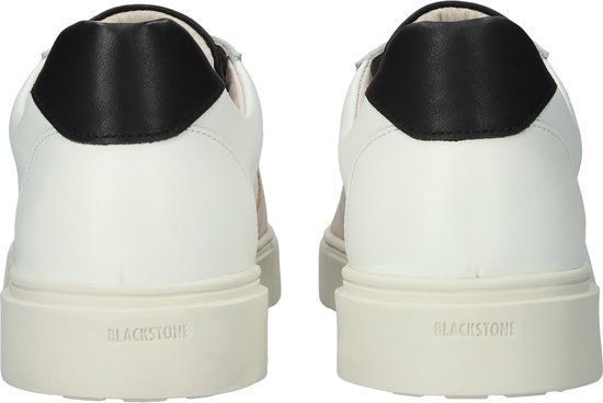 Blackstone CRAG RAGNER - DG522 White Black - Baskets (basses) - Hommes - Blanc - Taille : 42