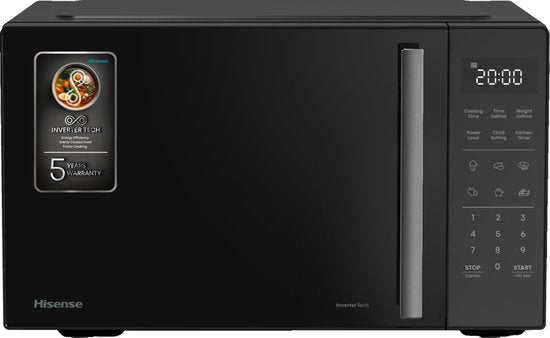 Hisense H23MOBS4HI Noir Four à micro-ondes Solo Comptoir 23 l 900 W