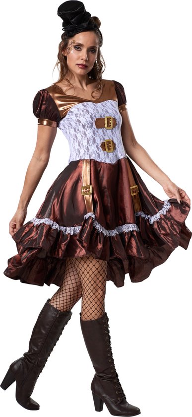Dressforfun Steampunk lady S - costume fantaisie halloween dress up partywear carnaval costume partywear - 302300